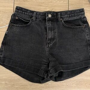 Momokrom black shorts size 12UK